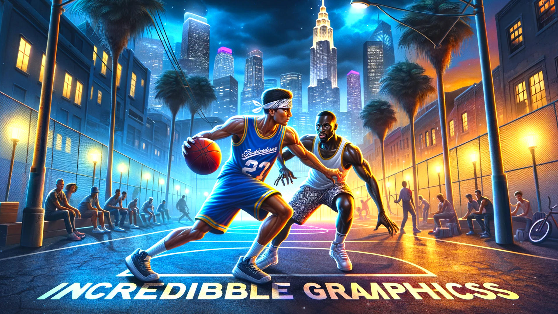Screenshot 1 of Basketball Game 2024 Offline 0.7