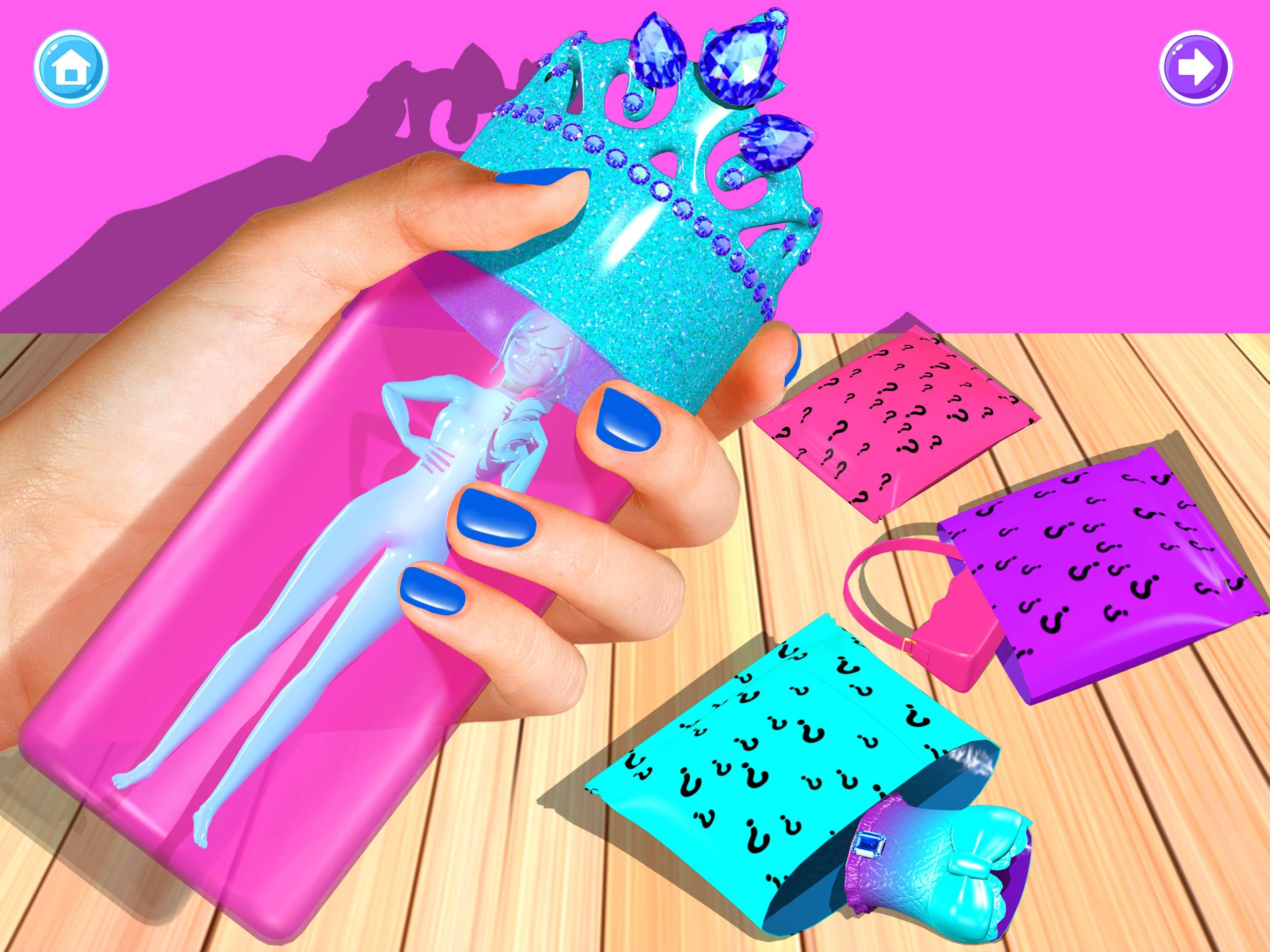 Cuplikan Layar Game Color Reveal Doll Girl Games