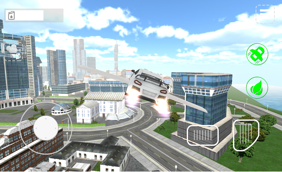 Flying Car Sim Game Screenshot