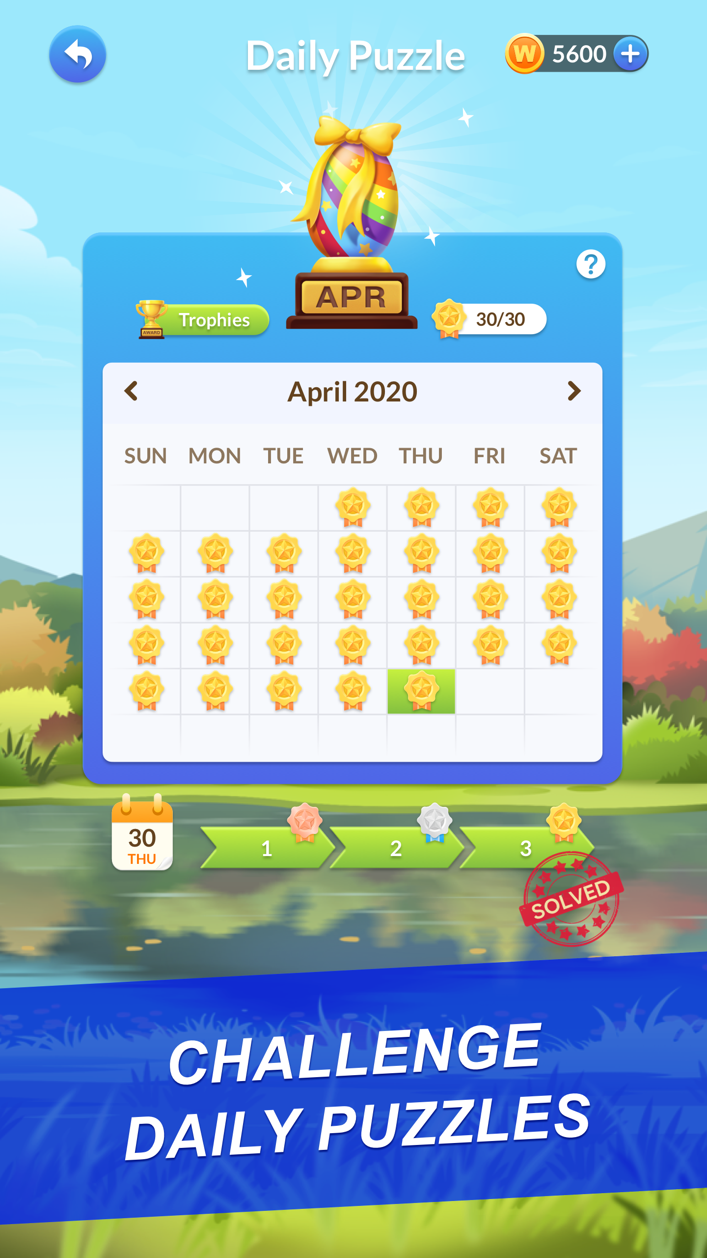 Word Serenity: Fun Word Search Game Screenshot