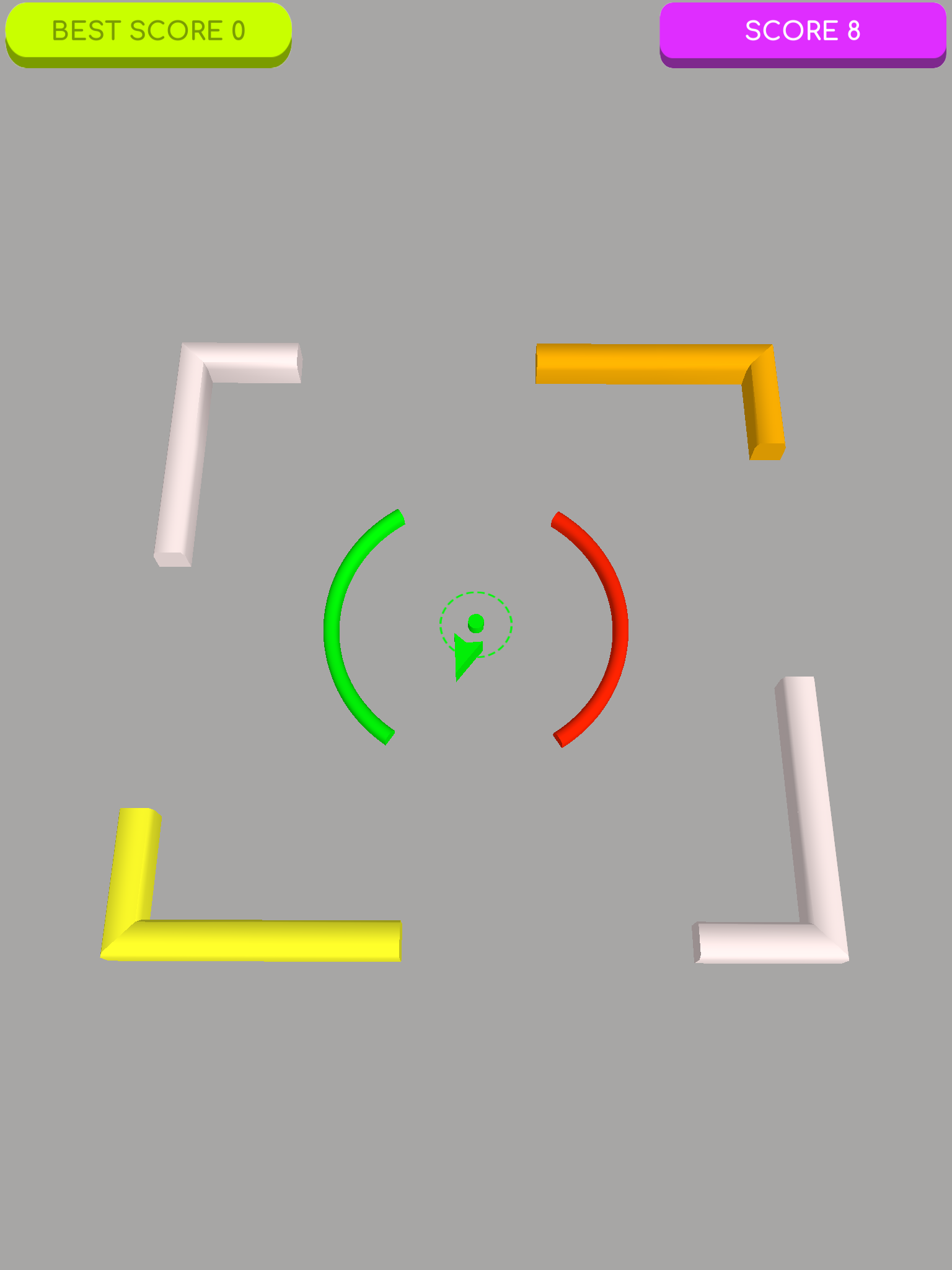 Hyper Color Rush ゲームのスクリーンショット