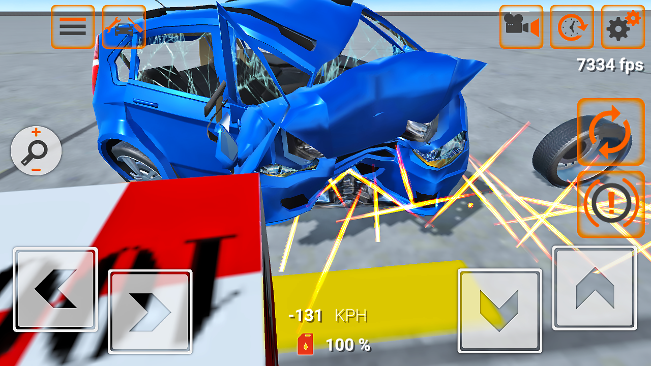 Deforming car crash 2 게임 스크린샷