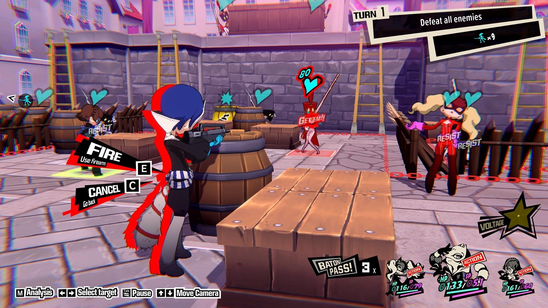 Screenshot of Persona 5 Tactica