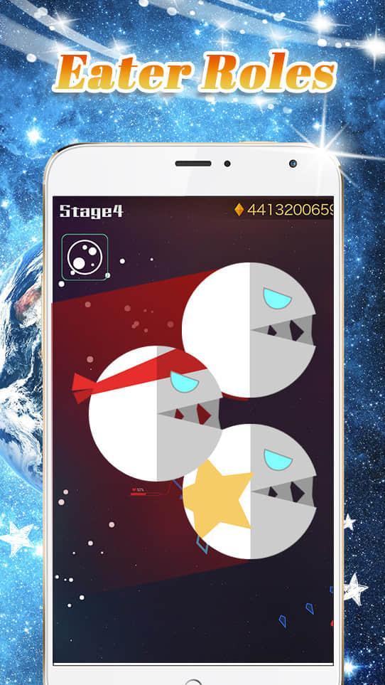SpaceEater - パックマンスペースシューティングゲーム ゲームのスクリーンショット