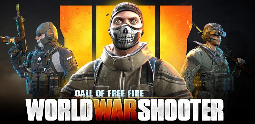 Banner of Call Of Free Fire World War Shooter 