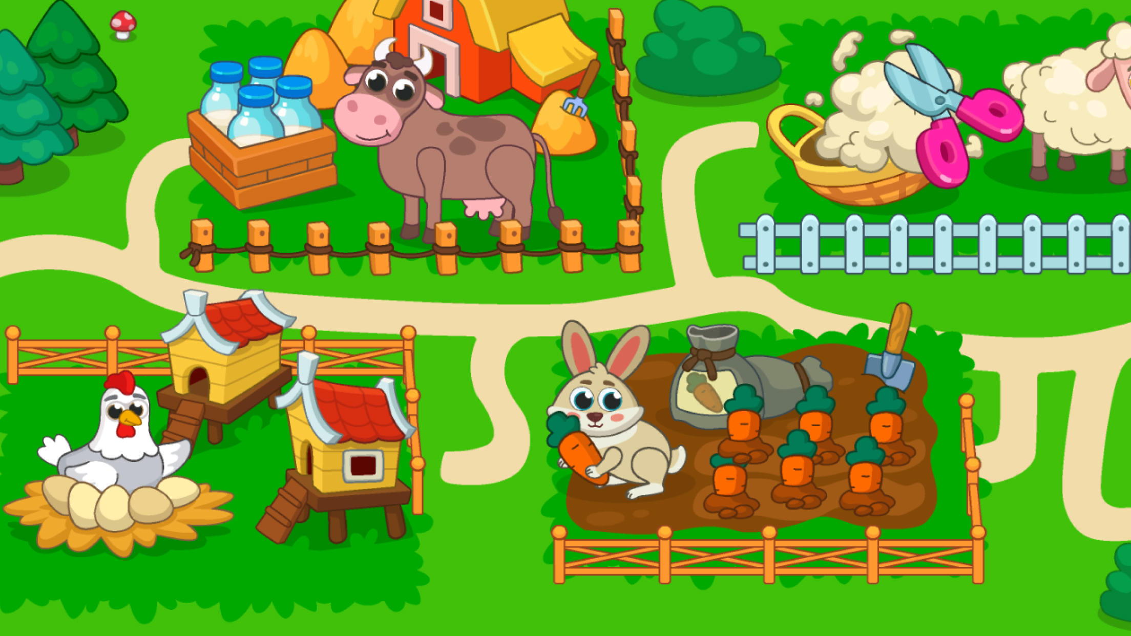 Farm for kids Game Screenshot