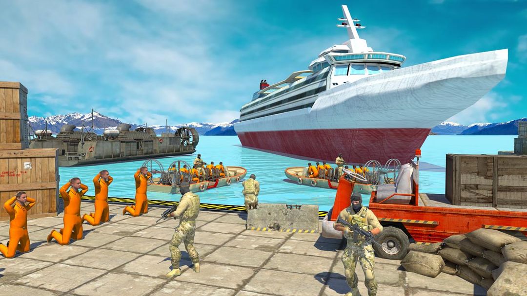 Screenshot of Ship Games: Police Transport Simulator