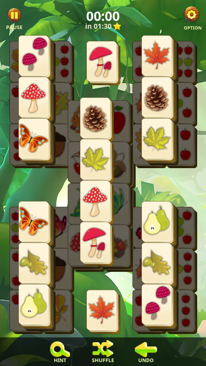 Captura de Tela do Jogo Mahjong Forest