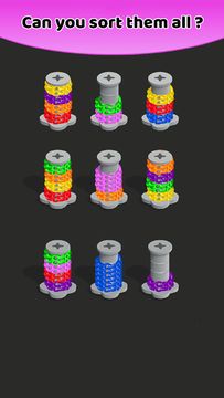 Chain Sort - puzzle Games ภาพหน้าจอเกม