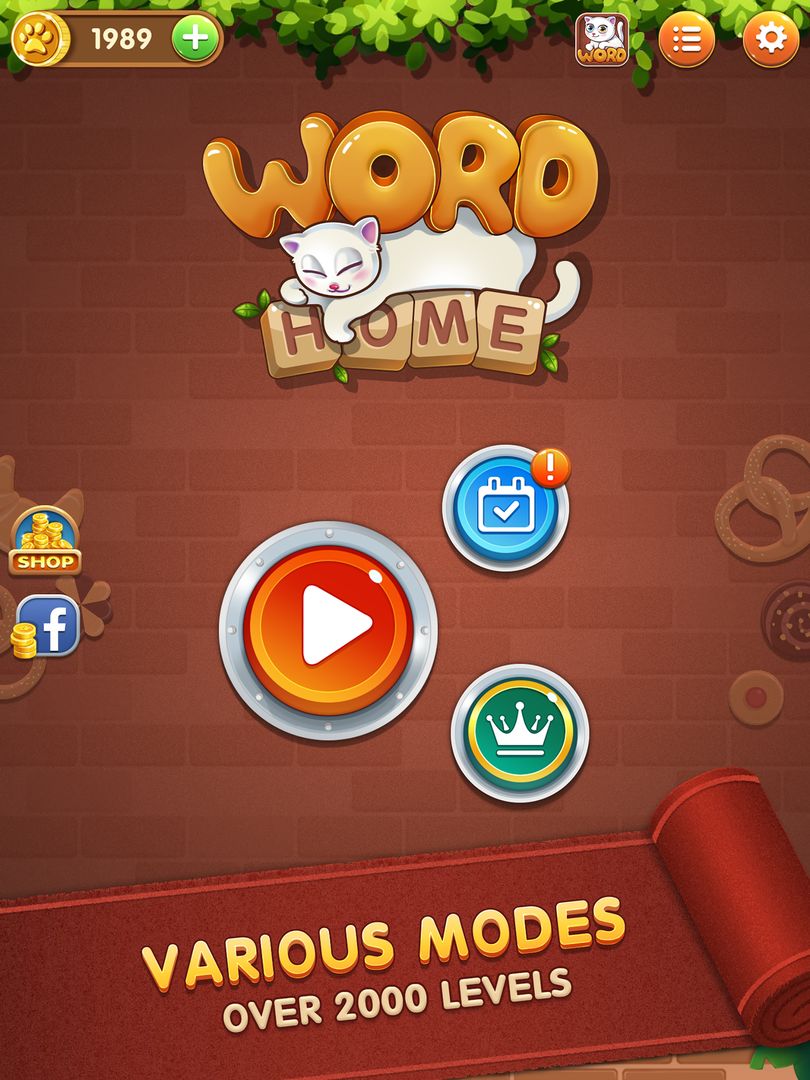Screenshot of Word Home ® Cat Home