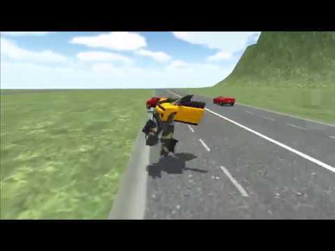 Screenshot of the video of Transformer Robot Car