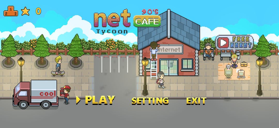 Screenshot of NetCafe Tycoon