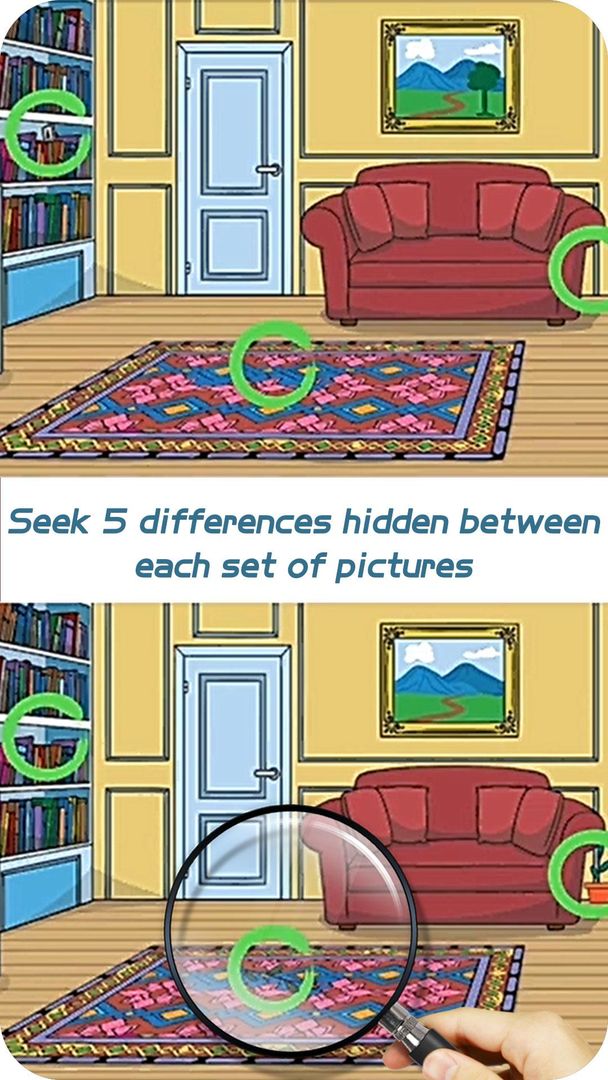 Screenshot of Spot the Differences