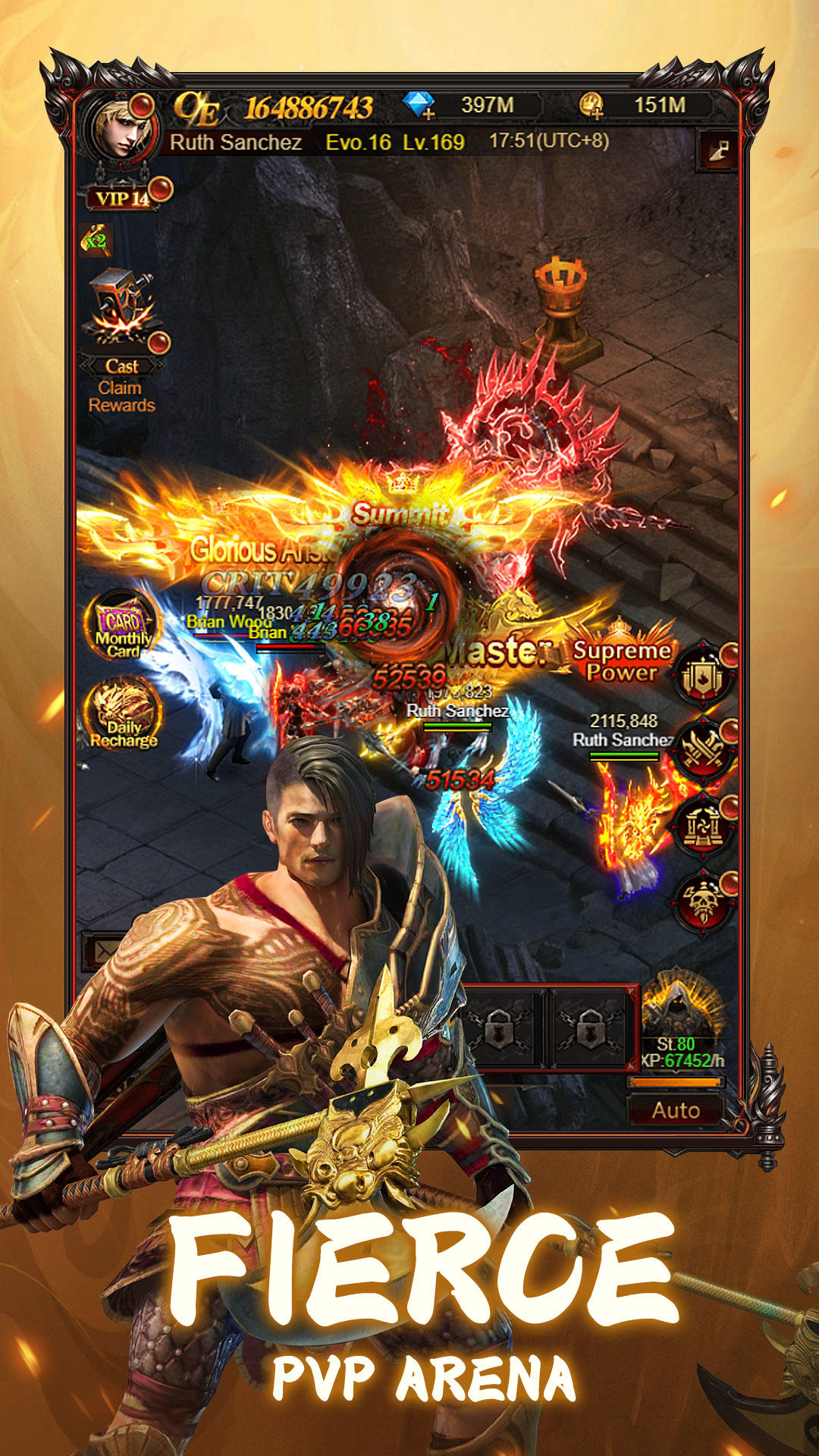 Blade Knight: Dark Awakening Game Screenshot