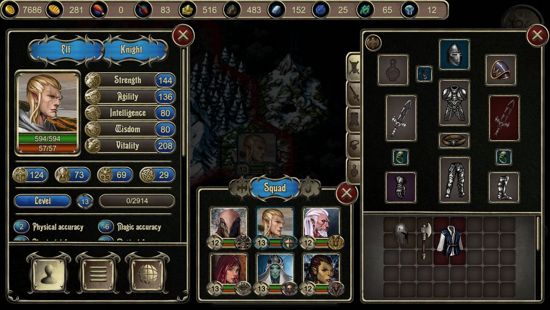 Grim wanderings 2: RPG screenshot game