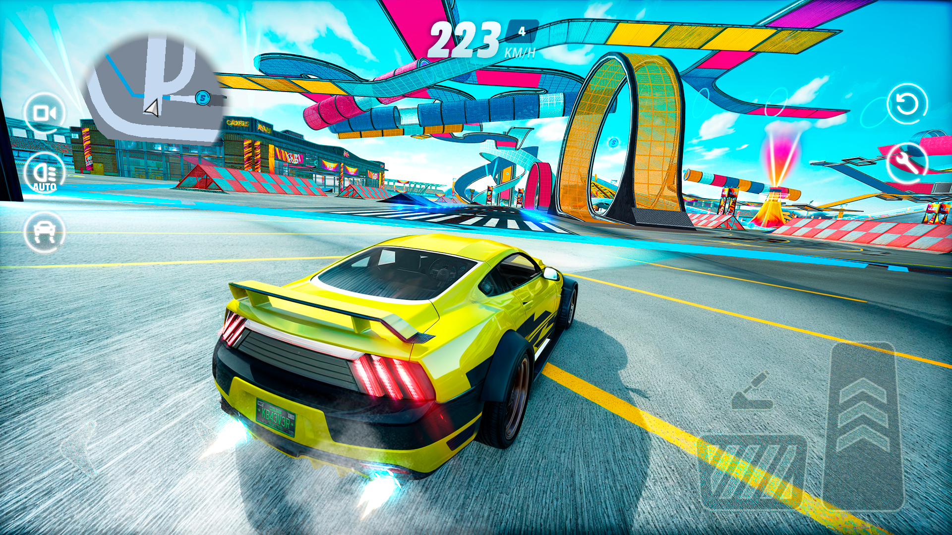 Extreme Car Driving Stunts Game Screenshot