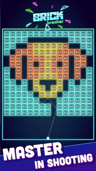 Brick Breaker Glow Ball Crush 遊戲截圖