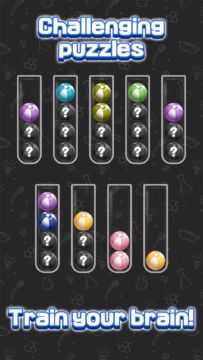 Sorting Ball Quiz Game Screenshot