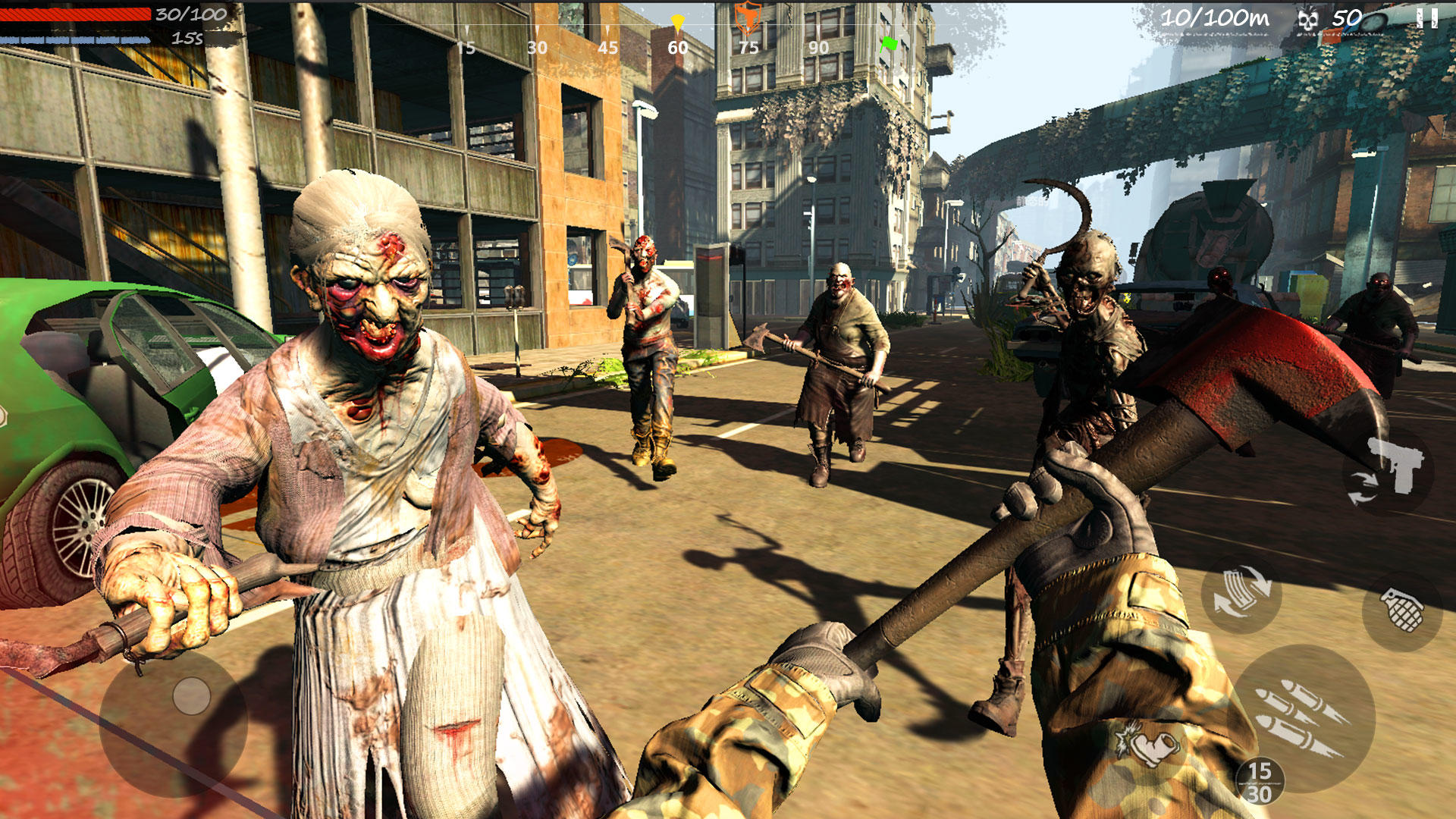 Captura de Tela do Jogo Zombie Game:Trigger Survivor