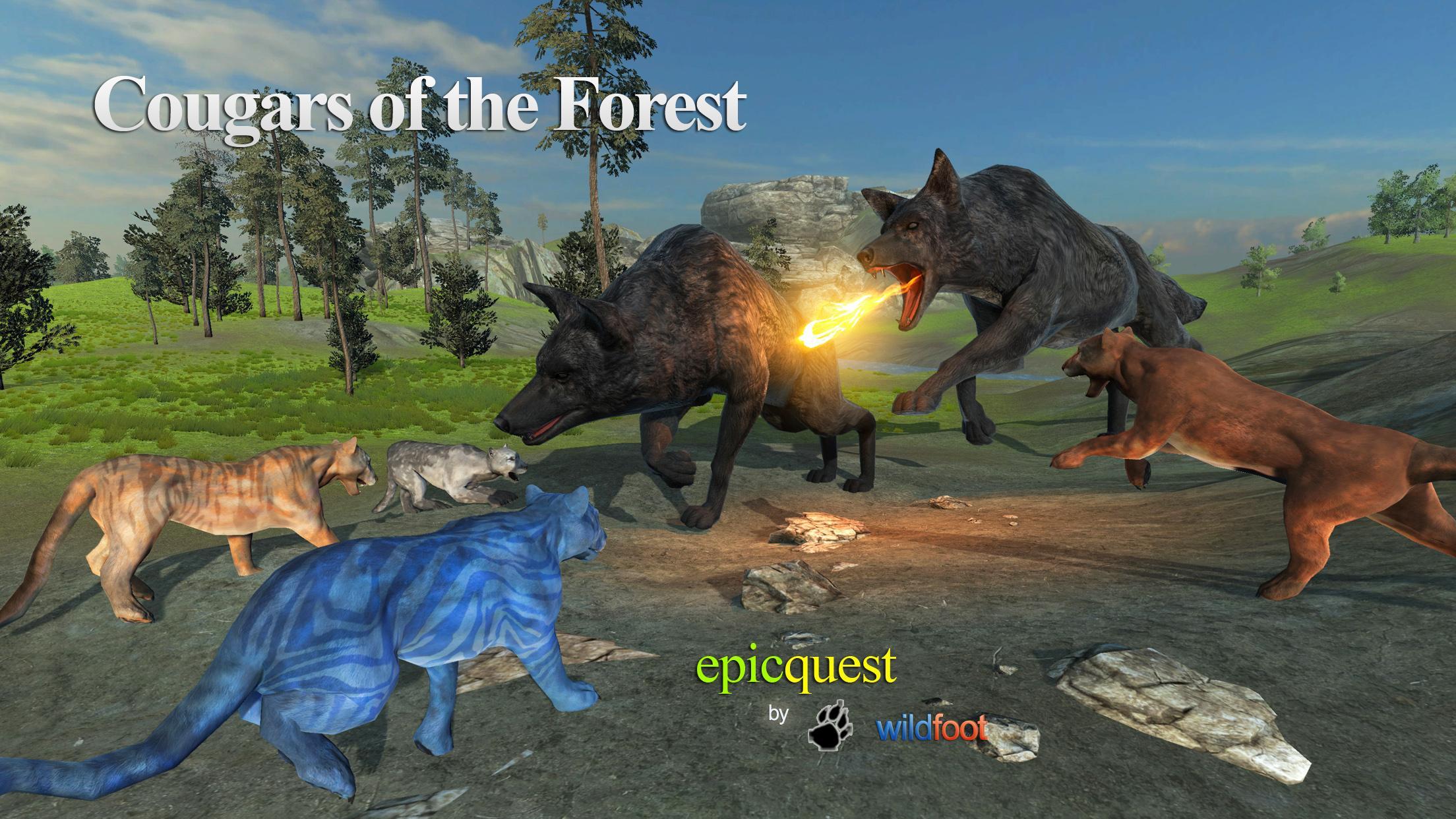 Cougars of the Forest Game Screenshot