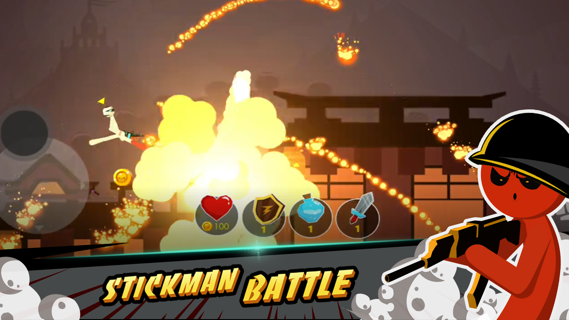 Screenshot 1 of Batalha Stickman: O Rei 1.0.3