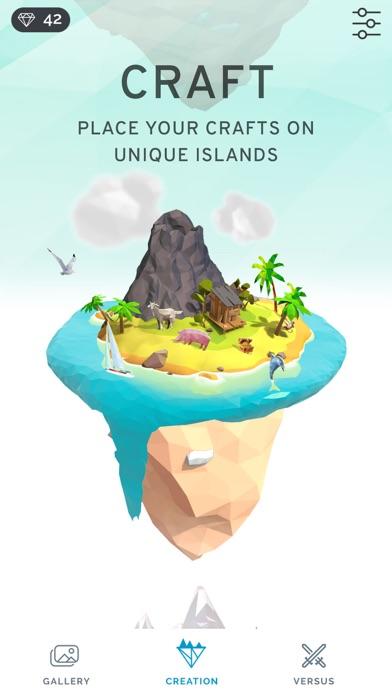 Poly Island: Coloring Art Book Game Screenshot