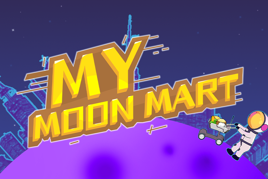 Screenshot of the video of My Moon Mart