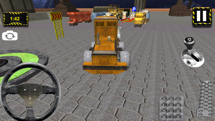 Captura de Tela do Jogo Parking with Heavy Vehicles