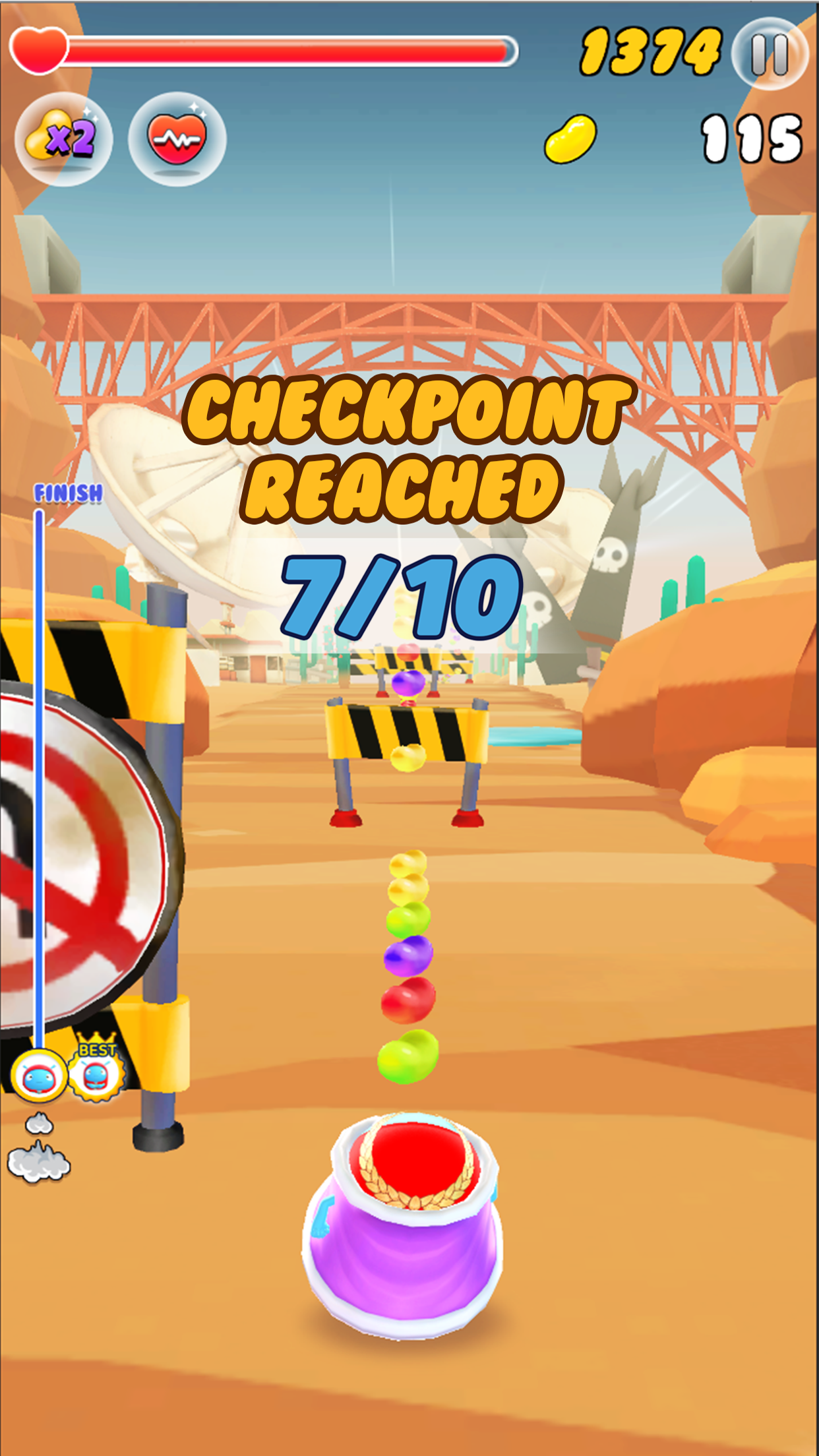 ZellyGo Dash - running game Game Screenshot