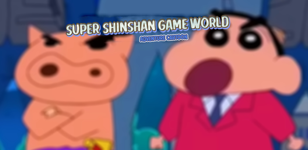 Banner of Super Shin-chan Game Cartoon 