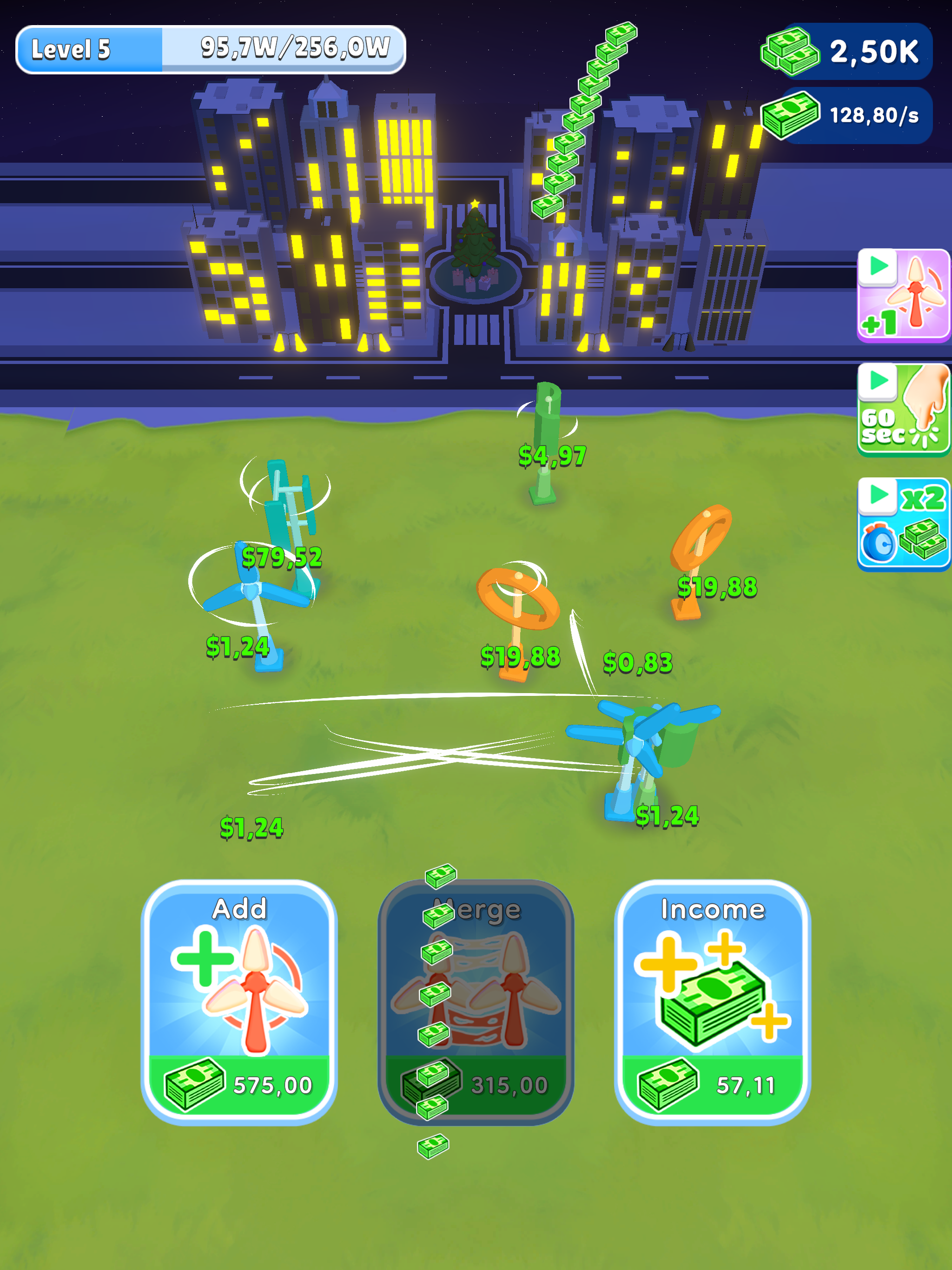 Wind Energy Idle ภาพหน้าจอเกม