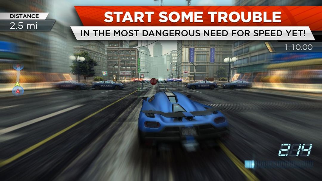 Need for Speed Most Wanted ภาพหน้าจอเกม