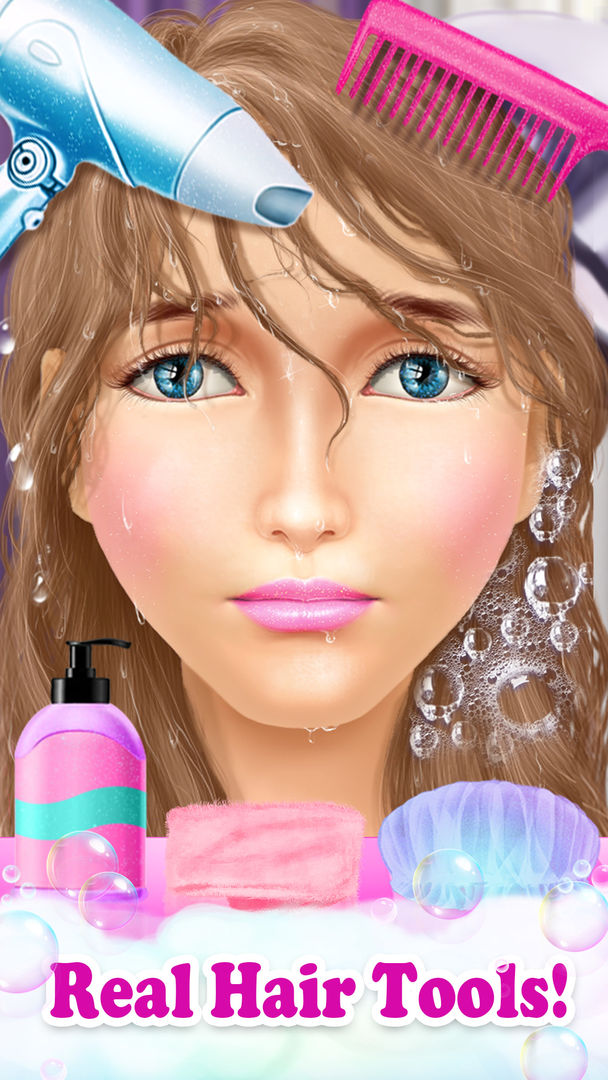 HAIR Salon Makeup Games 게임 스크린 샷