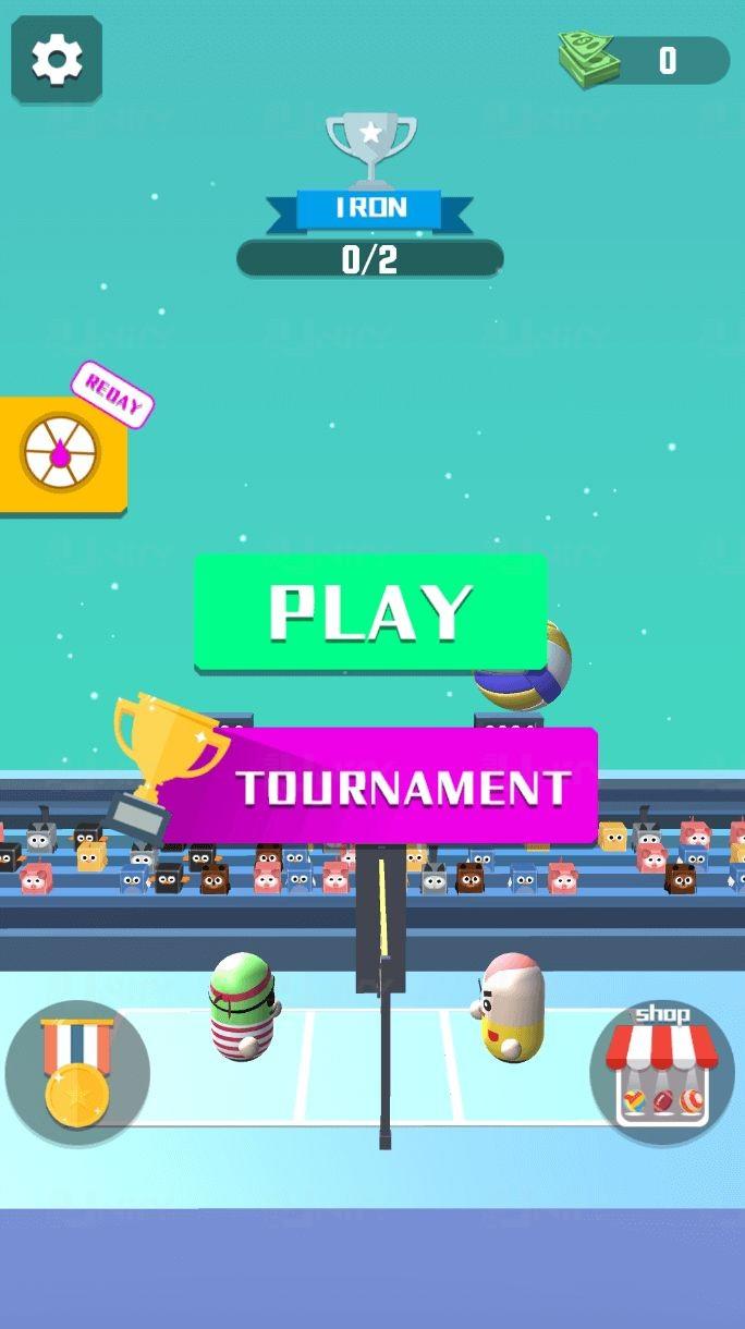 Head Volleyball Champions 3D Game Screenshot