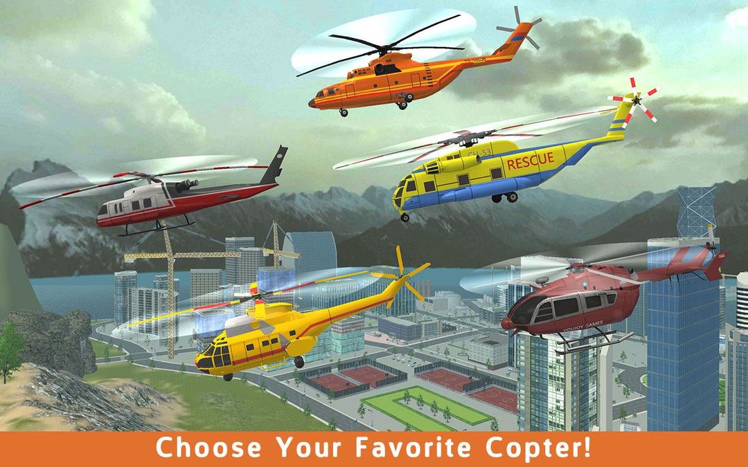 Fire Helicopter Force screenshot game