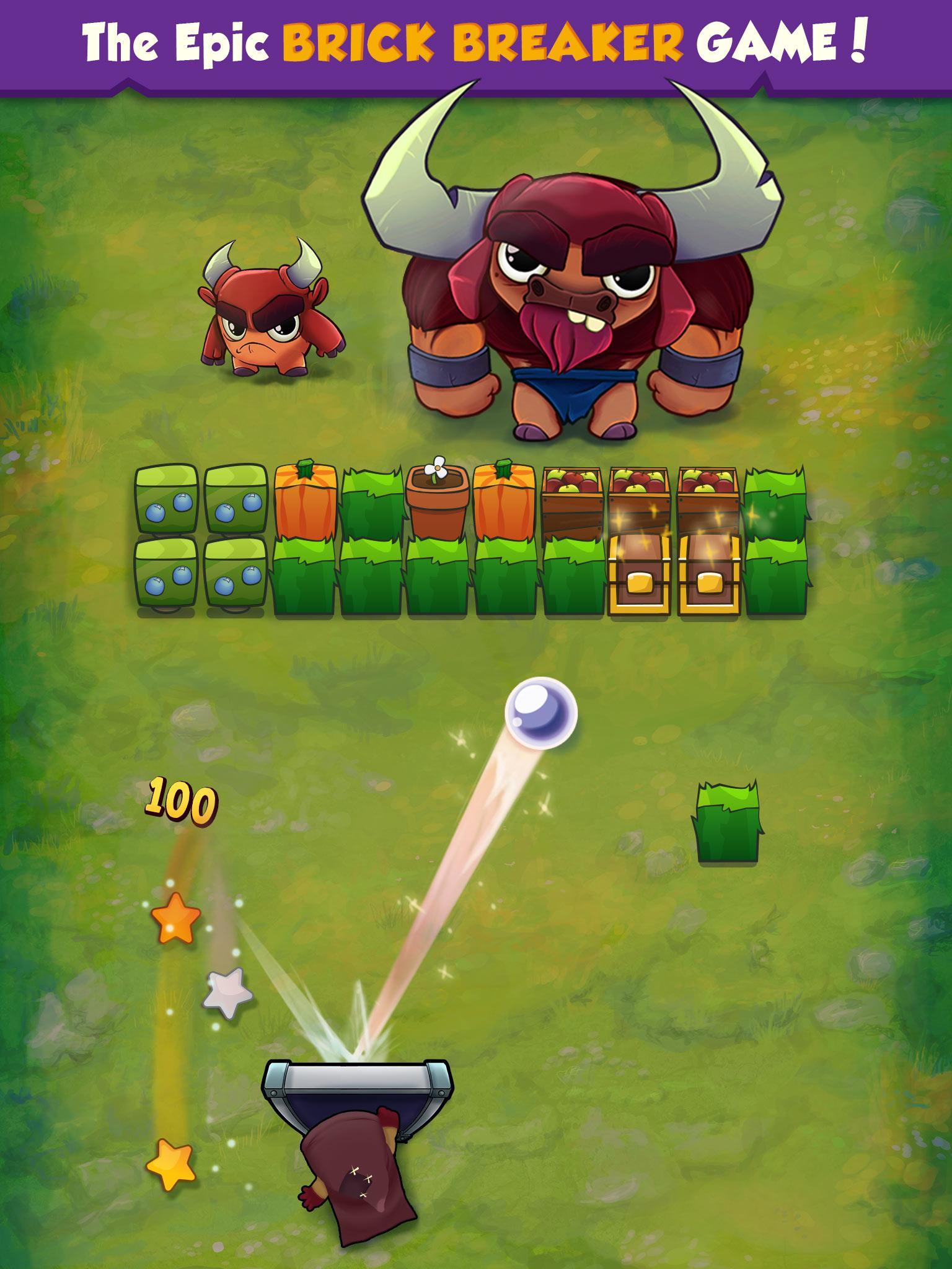 Brick Breaker Hero ゲームのスクリーンショット