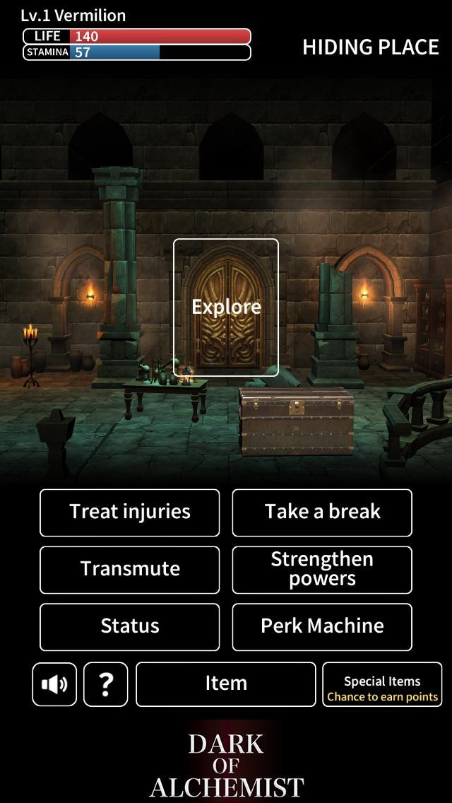 Dark of Alchemist - Dungeon Cr Game Screenshot