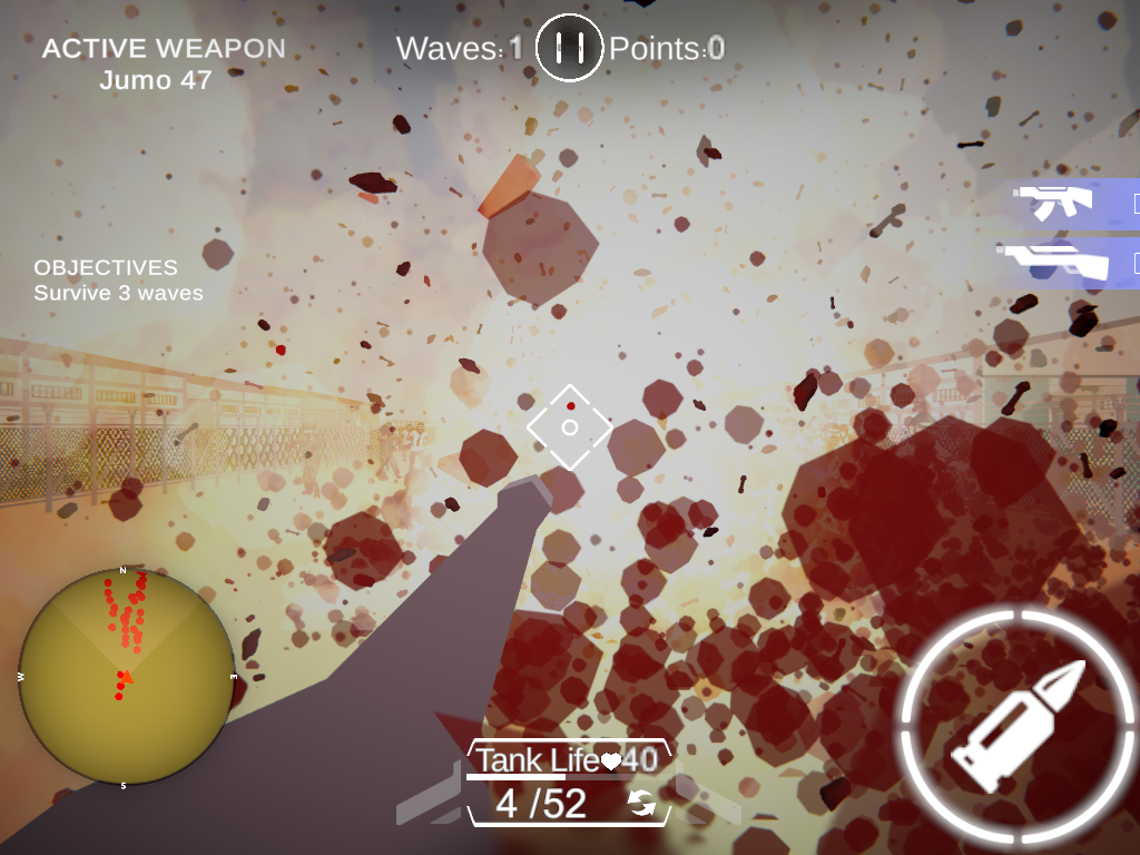 AAA Tank Vs Zombies ภาพหน้าจอเกม