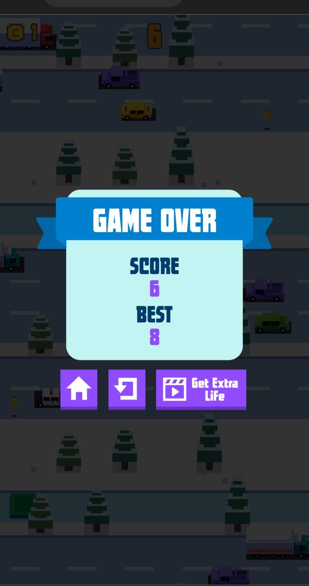 Penguin Hop Game Screenshot