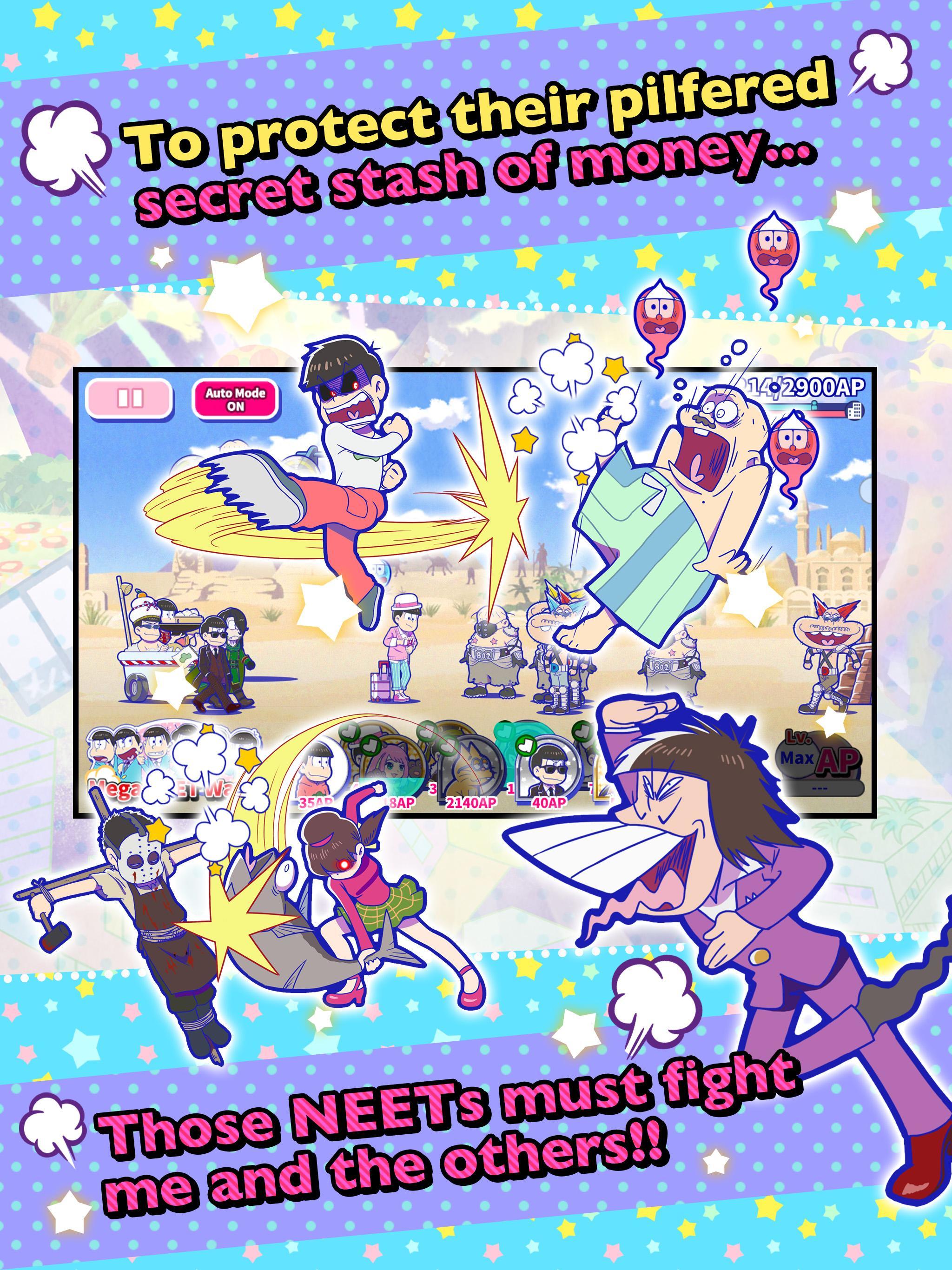 Osomatsu-san Hesokuri Wars~Battle of the NEETs~ Game Screenshot