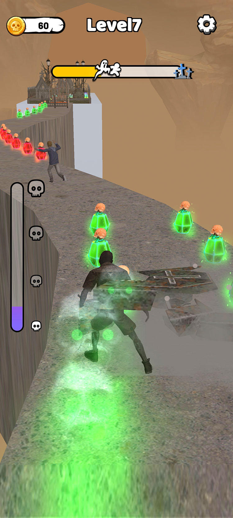 Screenshot of Zombie Run booster