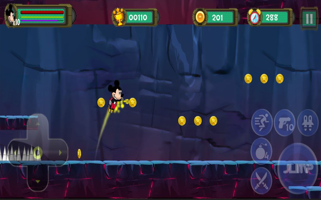 Screenshot of Temple Mickey Jungle Games