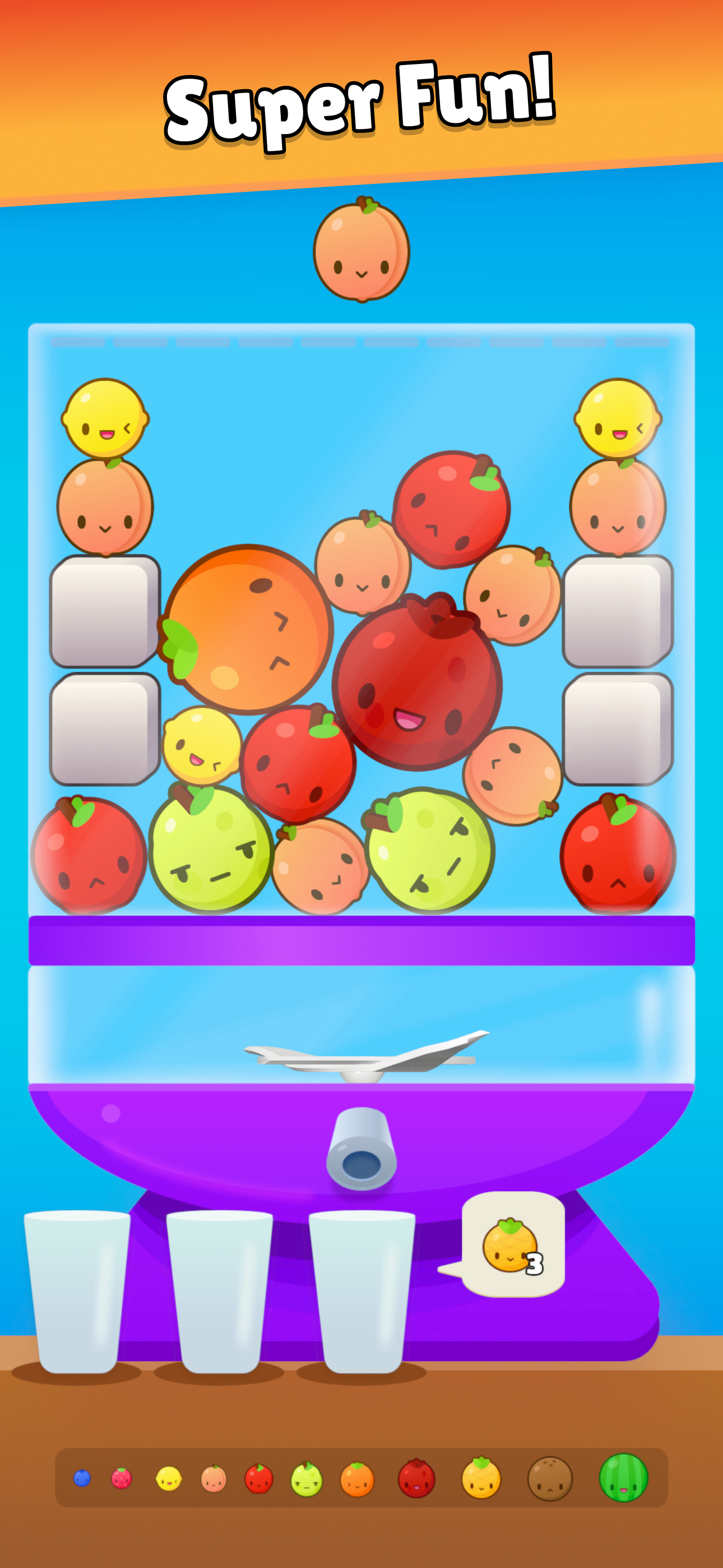 Cocktail Merge Game Screenshot