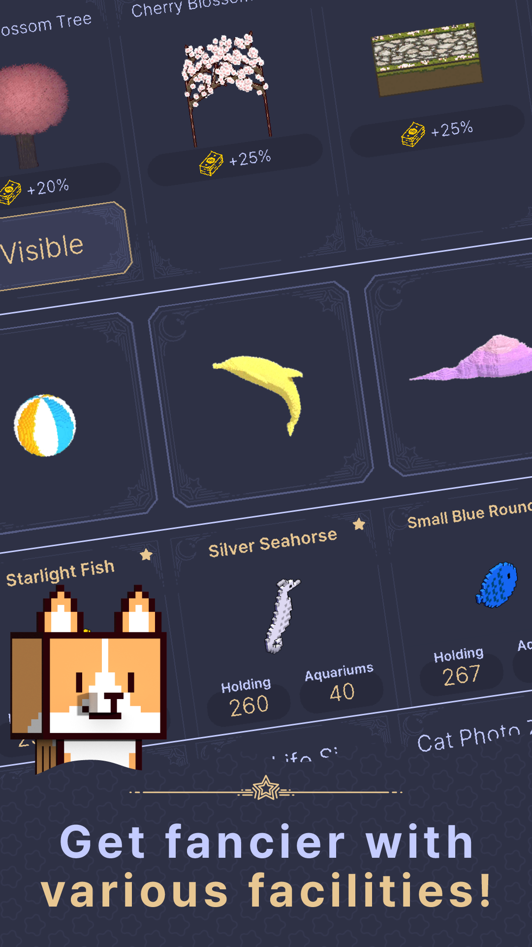 Starry Sea Tycoon Game Screenshot