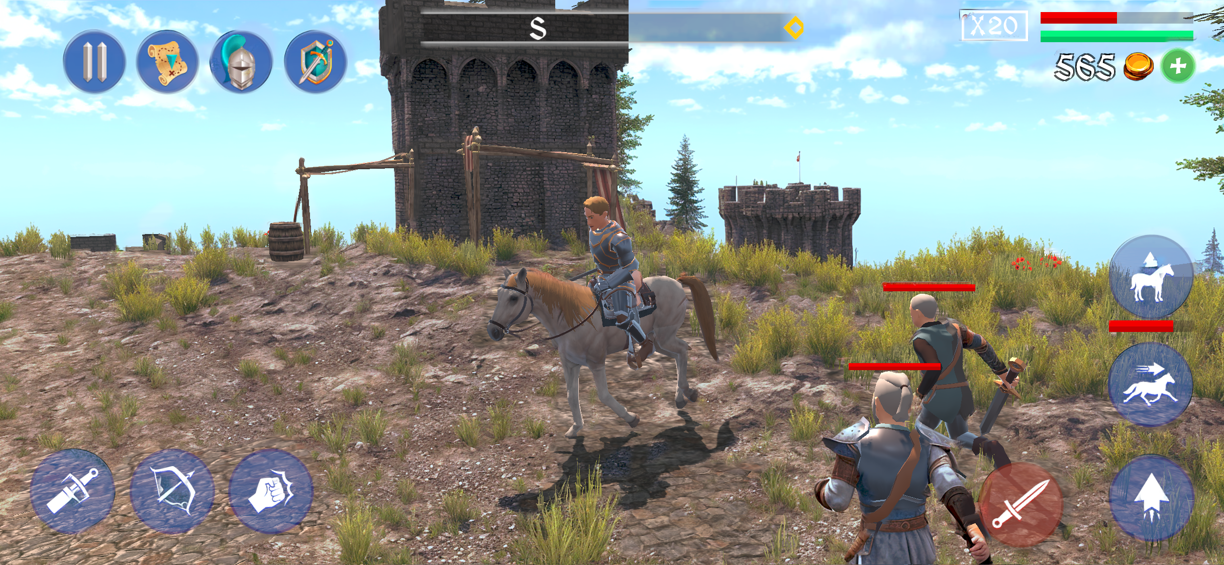 Knight RPG - Knight Simulator ภาพหน้าจอเกม