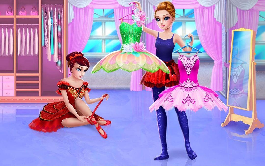 Screenshot of Pretty Ballerina - Girl Game