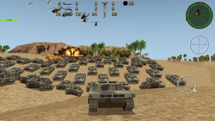 Desert War 3D - Strategy game 게임 스크린 샷