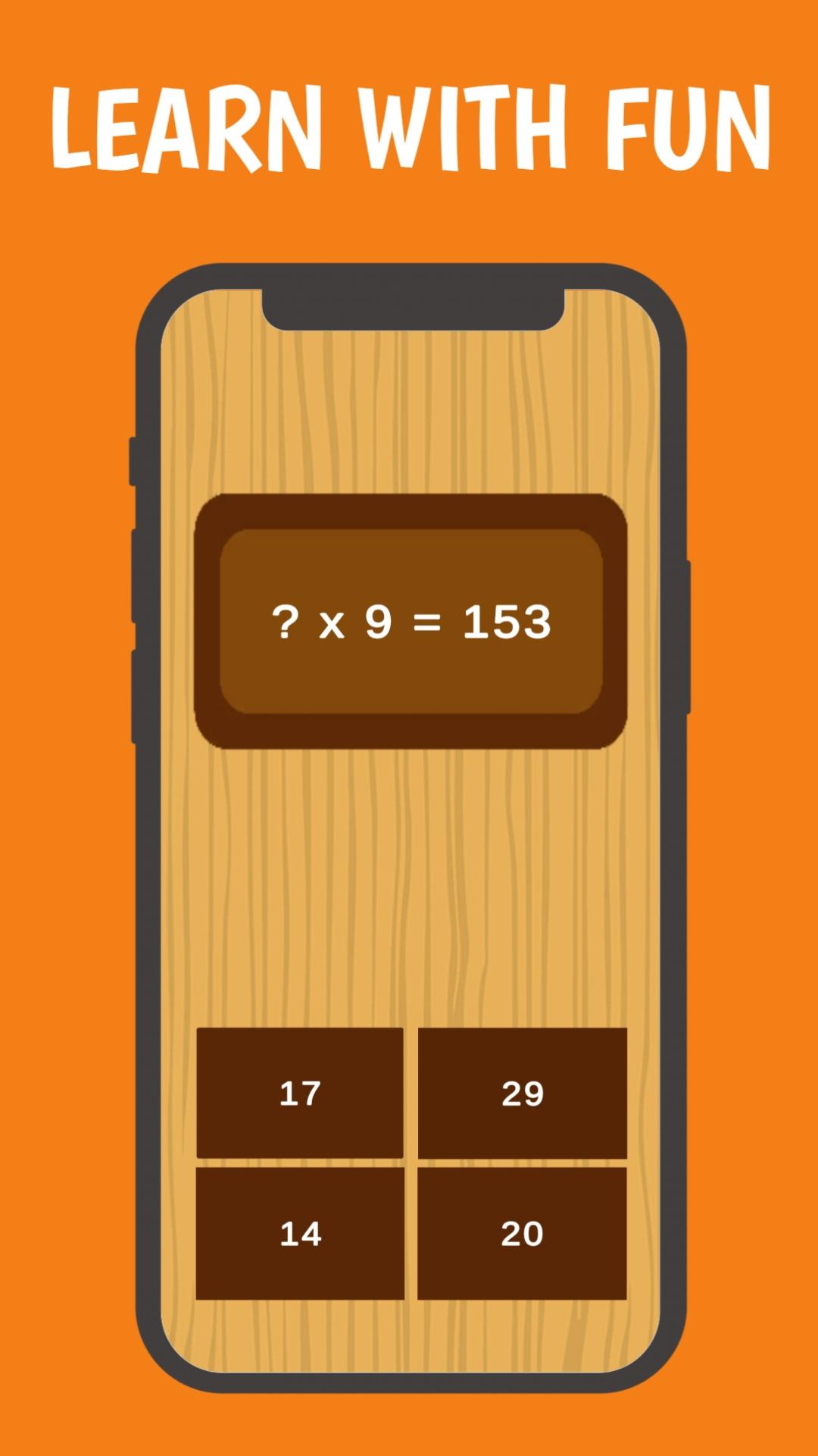 Math table game Game Screenshot