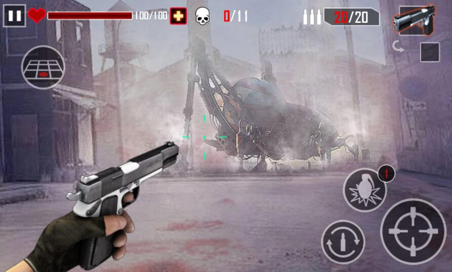 Zombie Terminator 게임 스크린샷