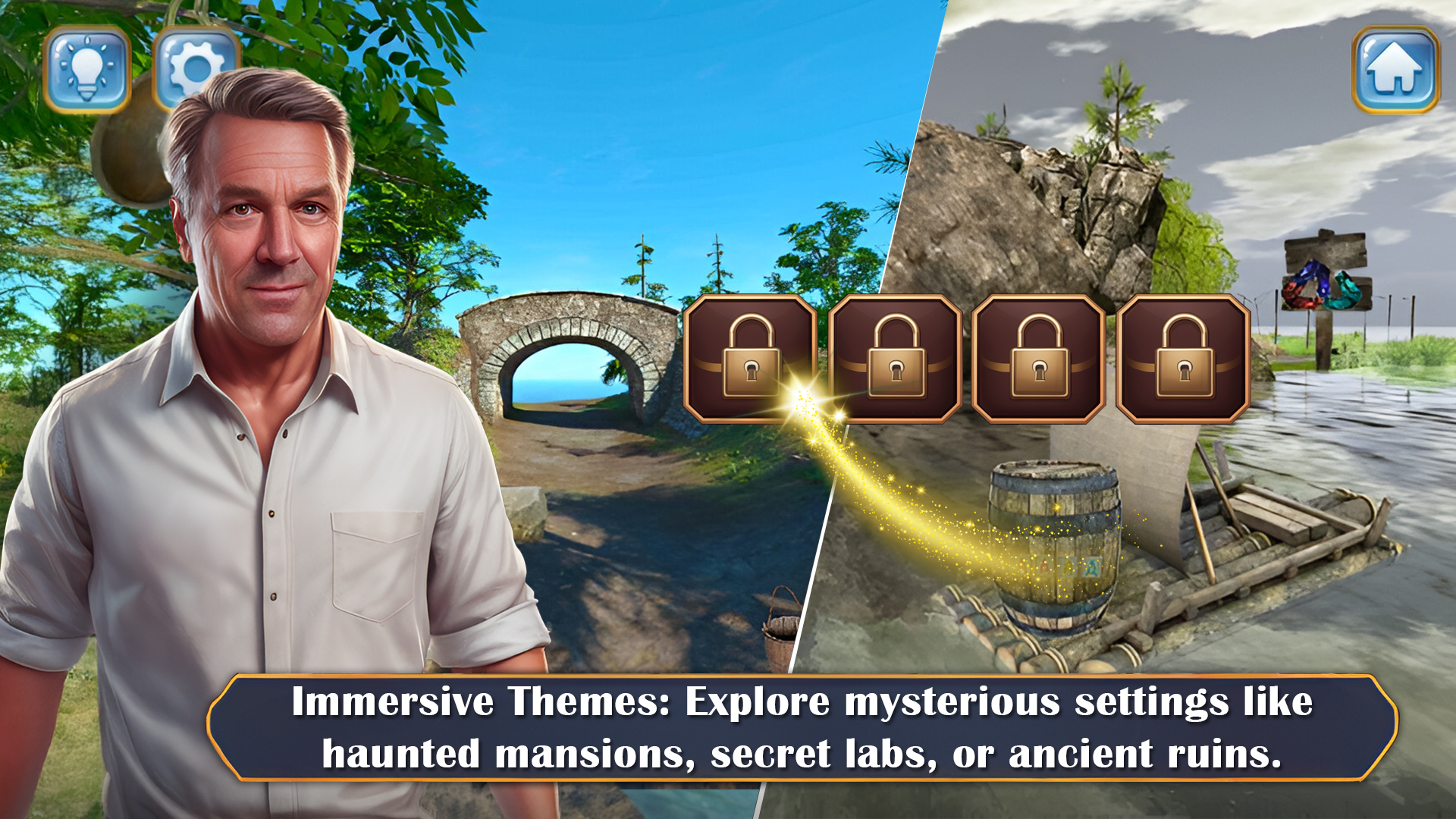Escape Game - Seaside Town Game Screenshot